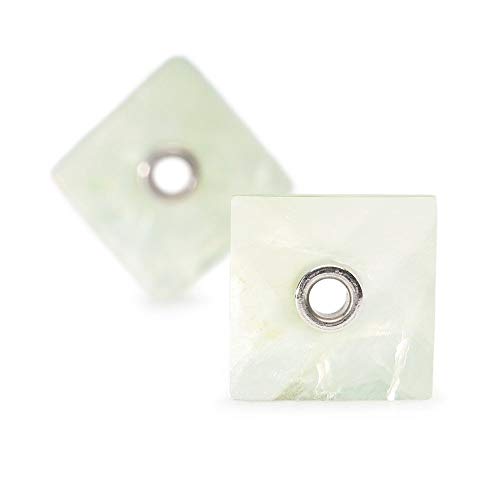 Trollbeads Damen-Ohrhänger Green Prehnite Glas - 86105 von Trollbeads