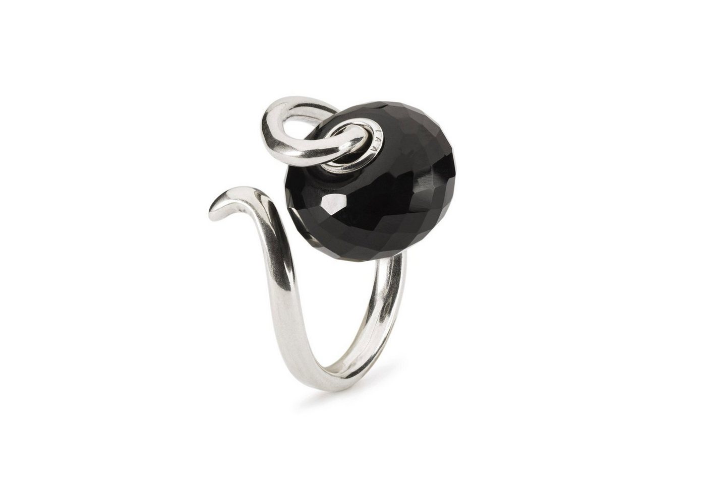 Trollbeads Fingerring Schwarzer Onyx Liebesranken Fantasy Ring, TAGBO-01660 von Trollbeads