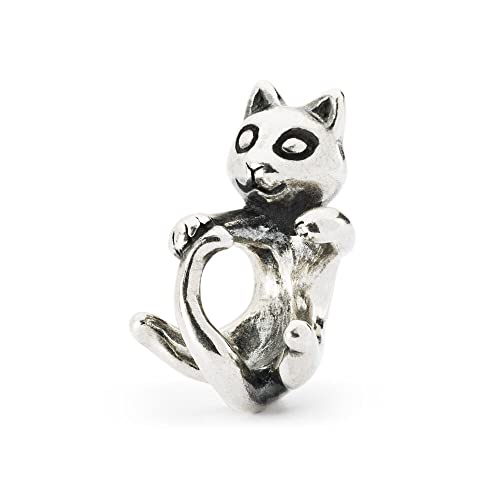 Trollbeads Fröhliches Kätzchen Silberbead von Trollbeads