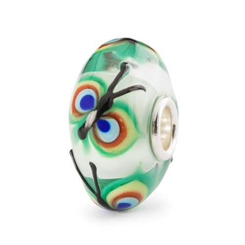 Trollbeads Frühlings Kollektion Blühende Verbindungen 2024 Glasbeads (Samtige Flügel TGLBE-20403) von Trollbeads