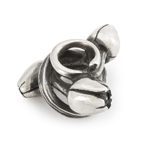 Trollbeads Frühlings Kollektion Blühende Verbindungen 2024 Silberbeads (Tulpen des Optimismus TAGBE-10279) von Trollbeads