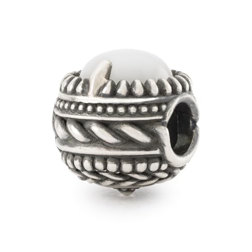 Trollbeads Herbst Kollektion Pfad des Glücks 2024 Edelsteinbeads Handgefertigt (TAGBE-00309 Pfad der Liebe Mondstein) von Trollbeads