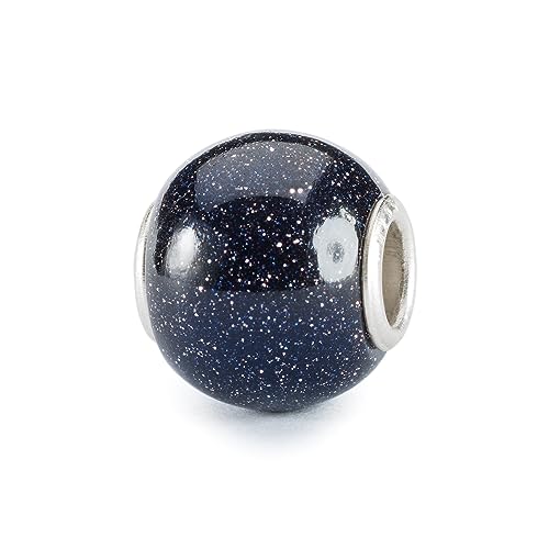 Trollbeads Herbstkollektion Pfötchenliebe Glasbeads (Runder Blauer Goldstein) von Trollbeads