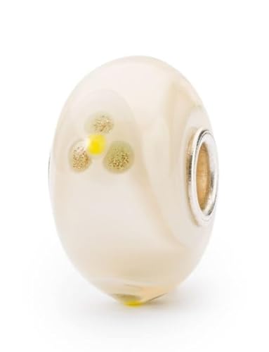 Trollbeads Ivory Flower Armadillo Glas Bead TGLBE-20317 von Trollbeads