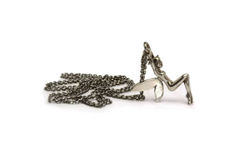 Trollbeads Kette mit Anhänger Fantasy Halskette mit Elfe, TAGFA-00015 von Trollbeads