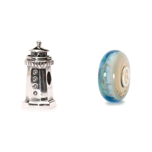 Trollbeads Leuchtturm TAGBE-50029 & Damen Strand TGLBE-10094 von Trollbeads