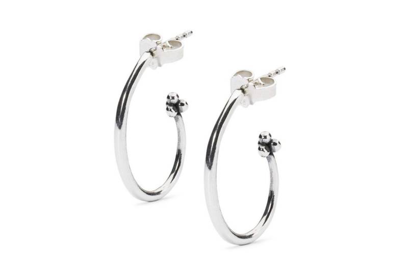 Trollbeads Paar Creolen Ohrringe mit Knospen Ende, TAGEA-00100 von Trollbeads
