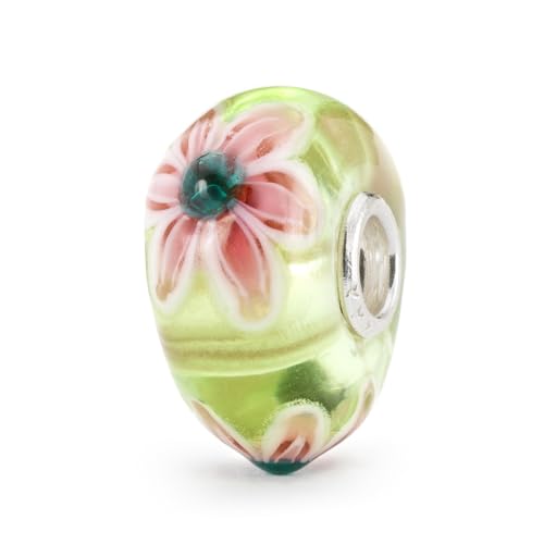 Trollbeads People's Uniques Kollektion 2023 limitierte Edition (Pinke Blumen) von Trollbeads