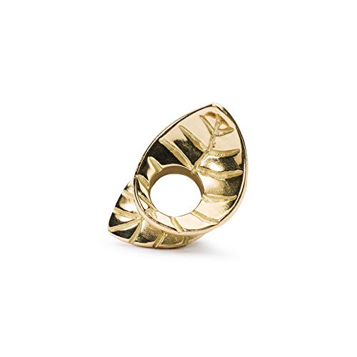 Trollbeads Perlen New Leaf in Gold TAUBE-00121 von Trollbeads