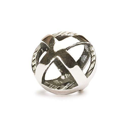 TrollBeads Damen-Bead Bleib Positiv 925 Sterling Silber TAGBE-10019 von Trollbeads