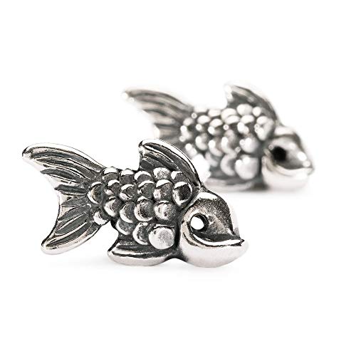 Trollbeads Damen-Ohrstecker Carp 925 Silber - TAGEA-20007 von Trollbeads