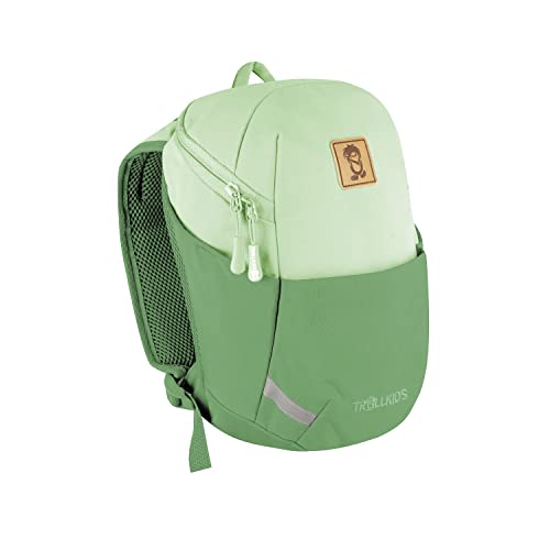 TROLLKIDS wasserabweisender Kinder Rucksack ALESUND, Blattgrün/Salbeigrün, Größe 7 L von Trollkids