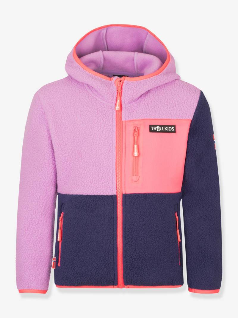 Teddyfleece-Jacke AURLANDSFJORD Kinder Trollkids lavandel von Trollkids
