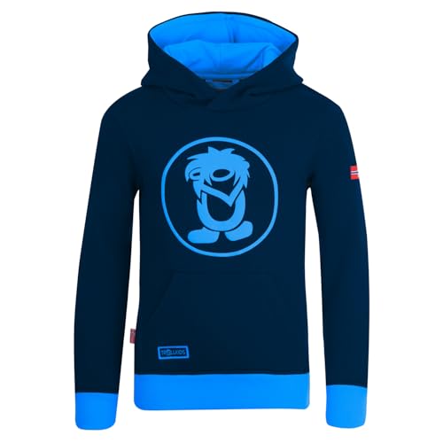 Trollkids Baumwoll Hoodie Pullover mit Kapuze Troll, Marineblau/Mittelblau, Größe 176 Trollkids Baumwoll Hoodie Pullover mit Kapuze Troll, Marineblau/Mittelblau, Größe 176 von Trollkids