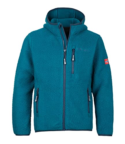 Trollkids Fleece Jacke Mandal, Dunkelblau/Nachtblau, Größe 116 von Trollkids