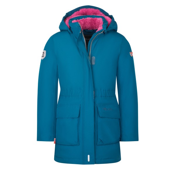 Trollkids - Girl's Alesund Coat - Mantel Gr 152 blau von Trollkids