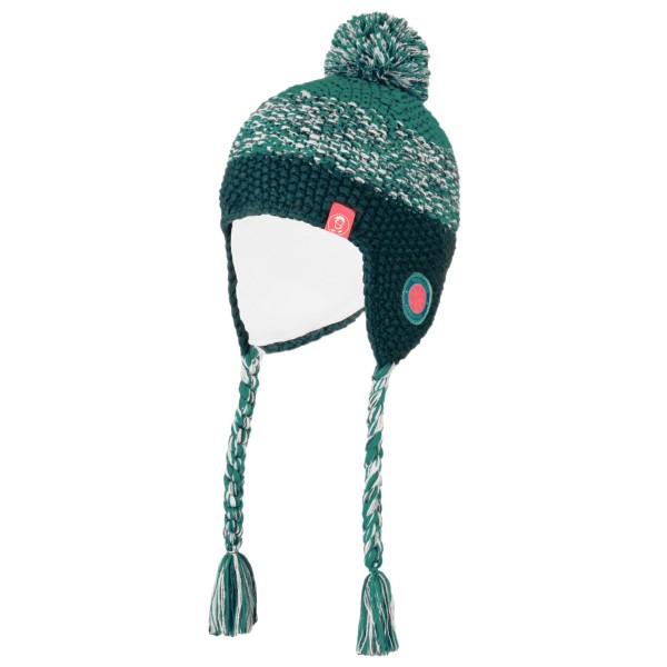 Trollkids - Girl's Borgund Bobble Cap - Mütze Gr 48-52 cm - 2-5 Years türkis von Trollkids