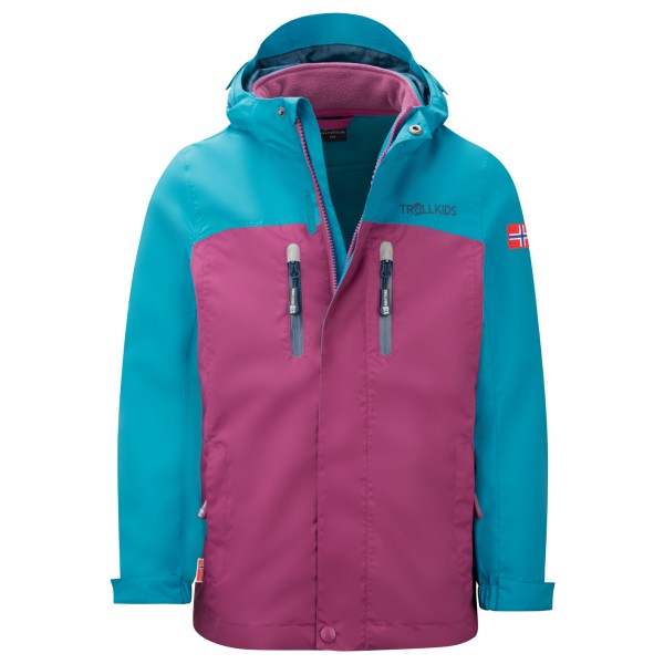 Trollkids - Girl's Bryggen 3in1 Jacket - Doppeljacke Gr 152 lila Trollkids - Girl's Bryggen 3in1 Jacket - Doppeljacke Gr 152 lila von Trollkids