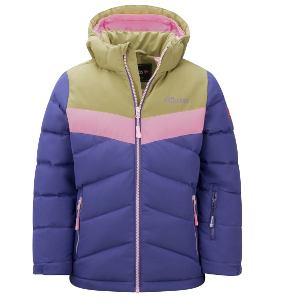 Trollkids - Girl's Gryllefjord Jacket - Winterjacke Gr 104;164;176;92;98 blau;bunt;oliv von Trollkids