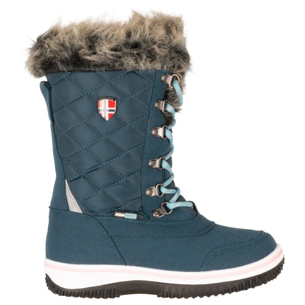 Trollkids - Girl's Holmenkollen Snow Boots XT - Winterschuhe Gr 35 blau von Trollkids
