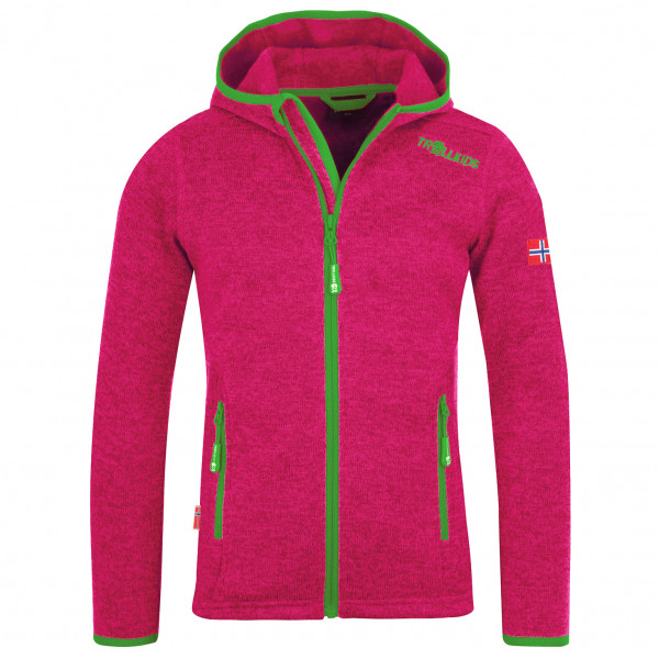 Trollkids - Girl's Jondalen Jacket XT - Fleecejacke Gr 92 rosa von Trollkids