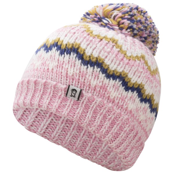 Trollkids - Girl's Kristiansand Bobble Cap - Mütze Gr 48-52 cm - 2-5 Years beige;bunt;lila von Trollkids