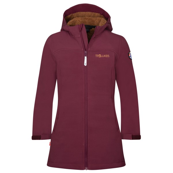 Trollkids - Girl's Kristiansand Coat - Softshelljacke Gr 152 rot von Trollkids