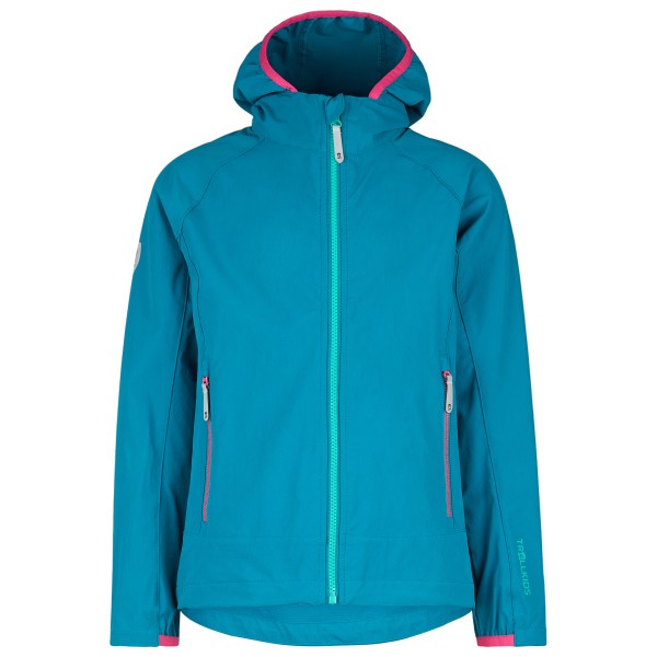 Trollkids - Girl's Kvalvika Jacket - Softshelljacke Gr 92 blau von Trollkids
