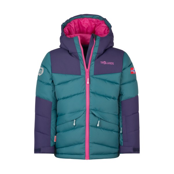 Trollkids - Girl's Narvik Jacket Pro - Kunstfaserjacke Gr 110 türkis von Trollkids