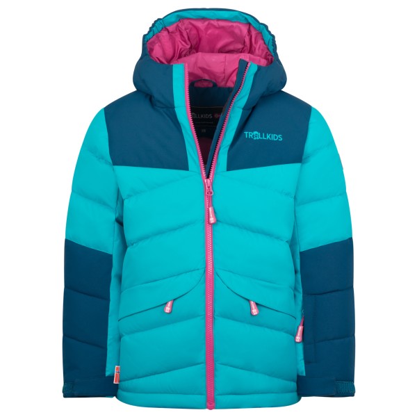 Trollkids - Girl's Narvik Jacket Pro - Kunstfaserjacke Gr 140 türkis von Trollkids