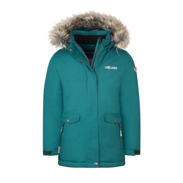 Trollkids - Girl's Oslo Coat XT - Mantel Gr 128 türkis Trollkids - Girl's Oslo Coat XT - Mantel Gr 128 türkis von Trollkids