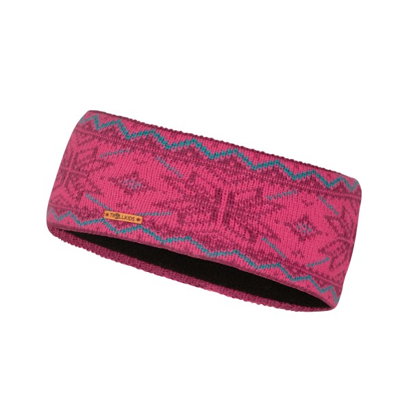Trollkids - Girl's Rauland Headband - Stirnband Gr 52-56 cm - 6-12 Years rosa von Trollkids