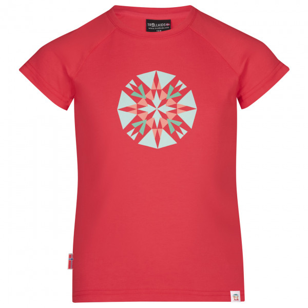 Trollkids - Girl's Senja T - T-Shirt Gr 164 rot von Trollkids