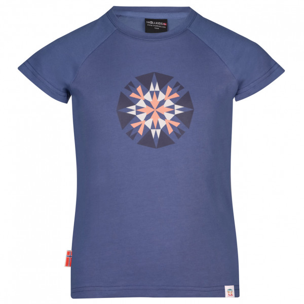 Trollkids - Girl's Senja T - T-Shirt Gr 176 blau von Trollkids