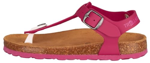 Trollkids Girls Alesund Sandal, 34/34 Kinder, fireberry von Trollkids