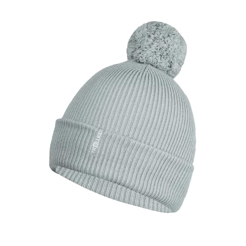 Trollkids Girls Holmenkollen Bobble Cap 54, Graphite von Trollkids