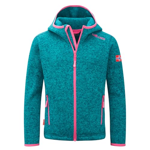Trollkids Girls Jondalen Jacket XT 164, Dark Turquoise von Trollkids