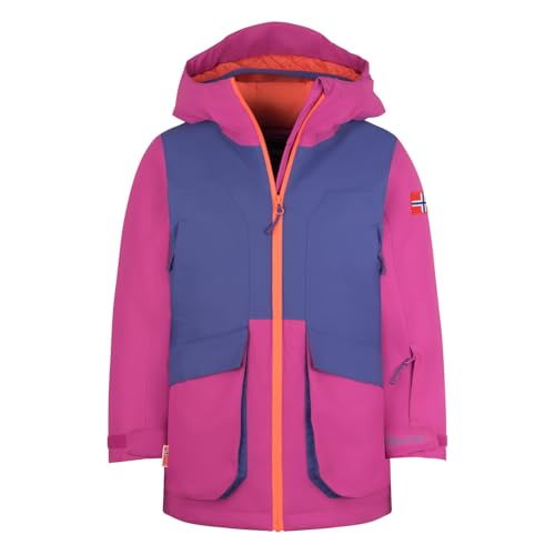 Trollkids Girls Kongsberg Jacket 140, Dark Purple von Trollkids