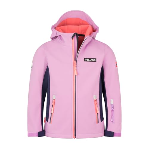 Trollkids Girls Oslofjord Jacket 140, Light Violet von Trollkids