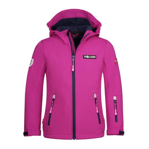 Trollkids Girls Oslofjord Jacket 152, Fireberry von Trollkids