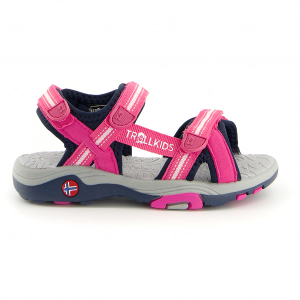 Trollkids - Girls Preikestolen Sandal - Sandalen Gr 29 rosa von Trollkids