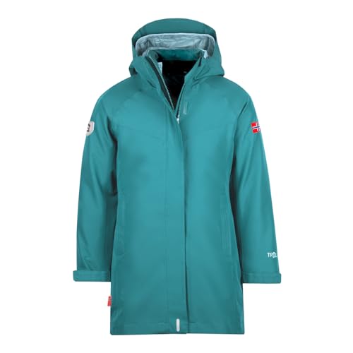 Trollkids Girls Senja 3in1 Coat 176, Teal von Trollkids