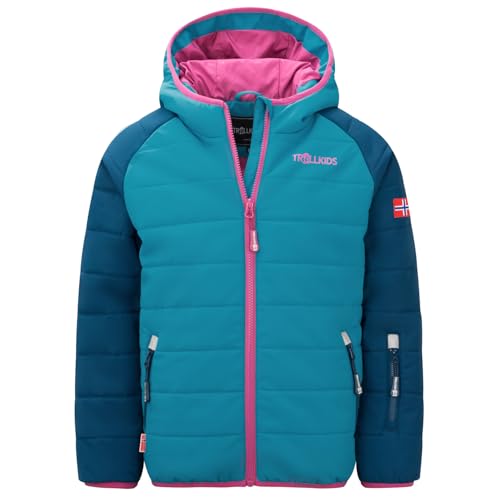 Trollkids Kids Hafjell Snow Jacket PRO 152, Dark Turquoise von Trollkids