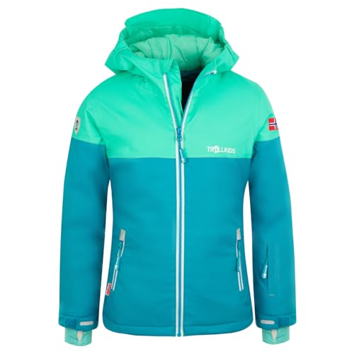 Trollkids Girls Hallingdal Jacket 152, Petrol von Trollkids