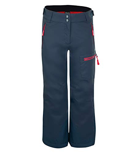 Trollkids Hallingdal Skihose, Blau/Hellrot, Größe 104 von Trollkids