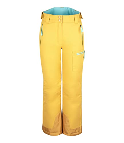 Trollkids Hallingdal Skihose, Honig/Wasserblau, Größe 116 von Trollkids