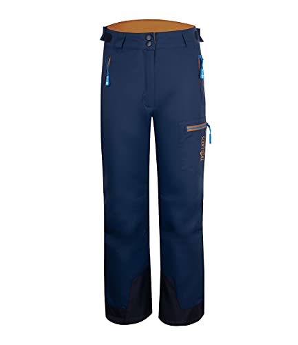 Trollkids Hallingdal Skihose, Marineblau/Bronze, Größe 104 von Trollkids