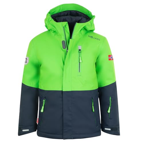 Trollkids Kids Hallingdal Jacket 110, Bright Green von Trollkids