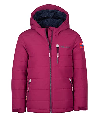 Trollkids Hemsedal XT Ski- und Winterjacke, Pflaume/Marineblau, Größe 152 von Trollkids