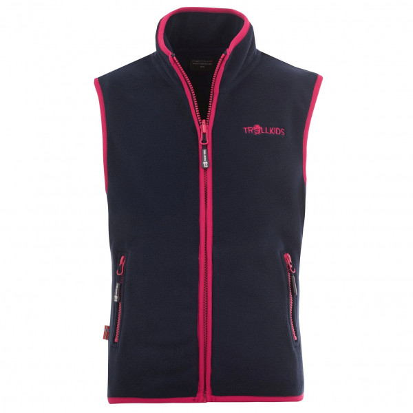 Trollkids - Kid's Arendal Vest - Fleeceweste Gr 110 blau von Trollkids